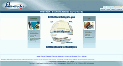Desktop Screenshot of prithvitech.com